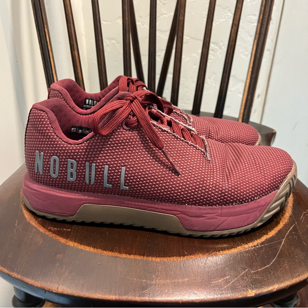 Nobull Superfabric Impact Gum Trainer Shoes Women’s 8 Burgundy